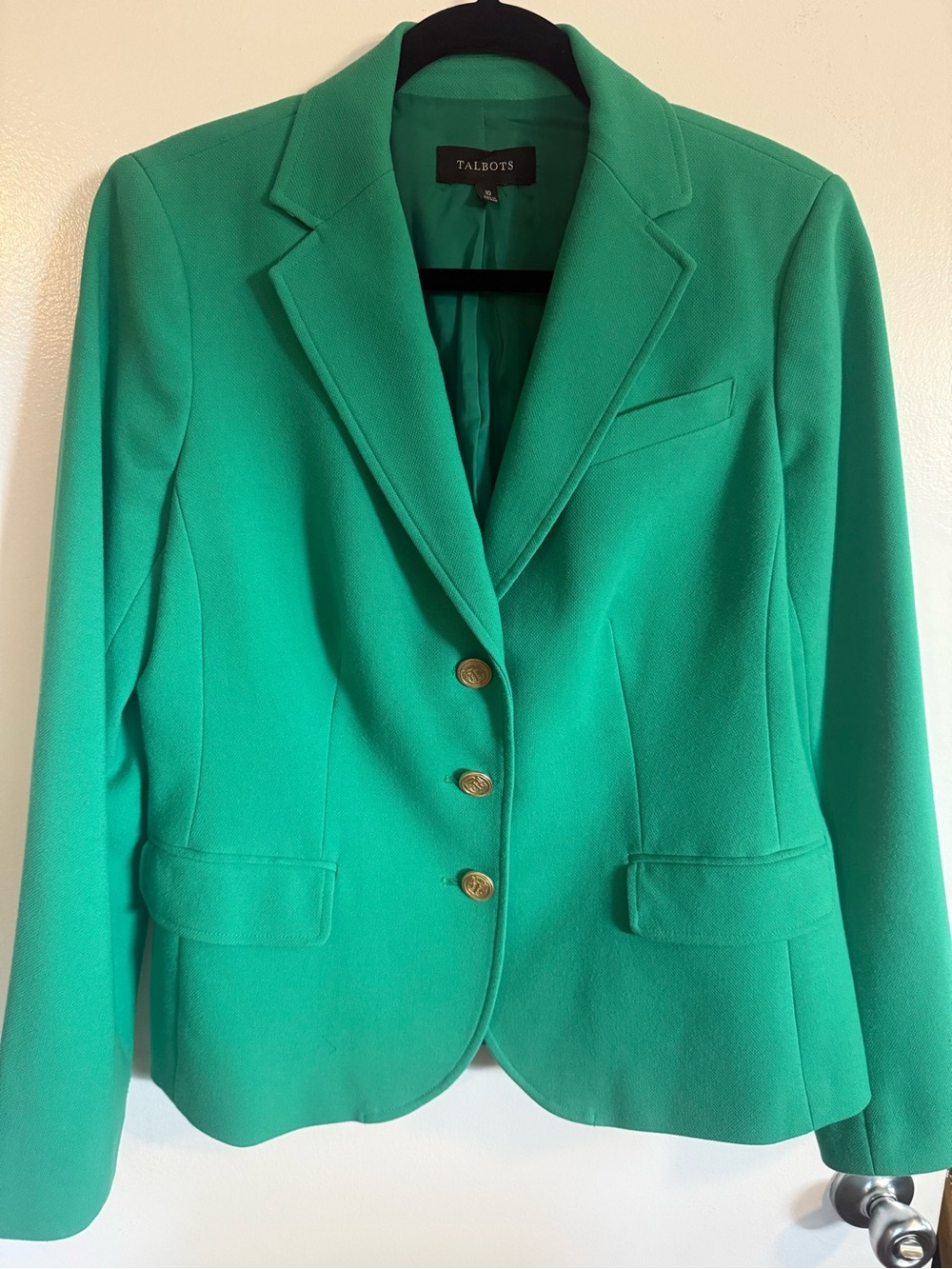 Talbots Emerald Green Women's Tailored Blazer